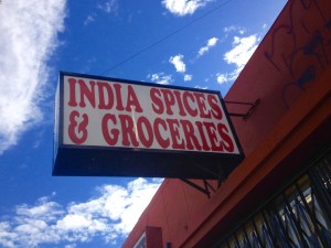Neighborhood market where I purchased star anise and lentils