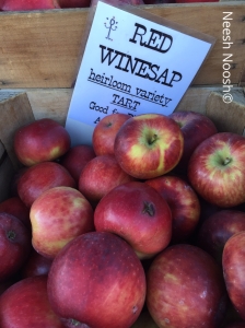 Heirloom apples. DuPont Circle Farmers Market, Washington, DC