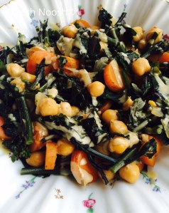 Emor: Kaleidescope scapes, carrots, garbanzo beans