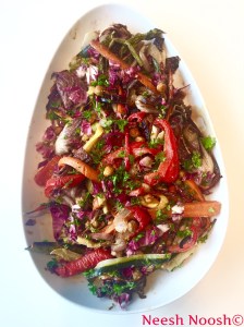 Lag b'Omer roasted spicy vegetables