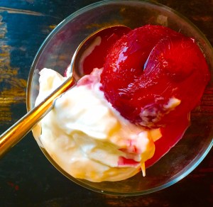 Elul: poached plum